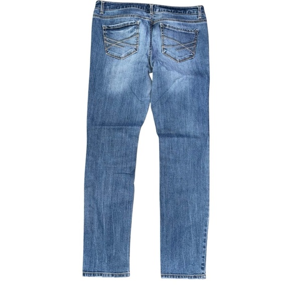 Aeropostale Women’s  Blue Ultra Skinny Ashley Jeans Lowrise Faded Size 11/12 - Picture 3 of 5